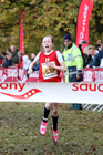 Girls under-13s National Cross Country Relay, Berry Hill Park, Mansfield. Photo:  David T. Hewitson/Sports for All Pics
